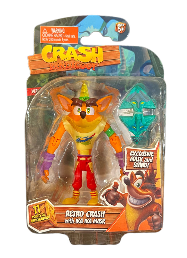 Retro Crash Bandicoot Action Figure
