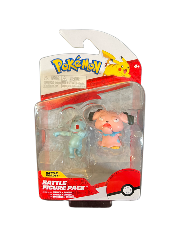 Pokemon Machop And Snubbull Battle Figure's