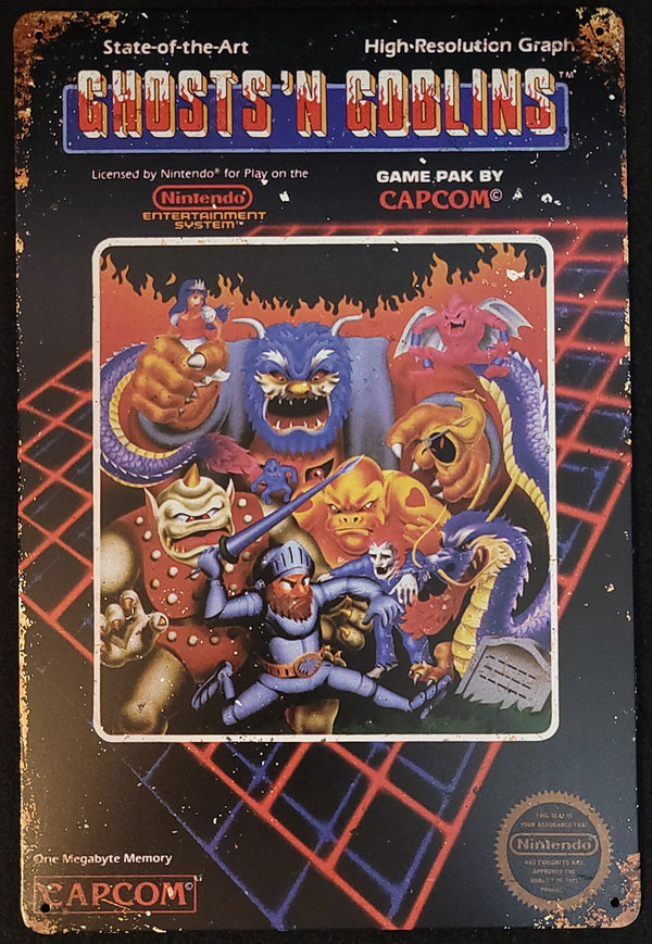 Ghost N Goblins Sign