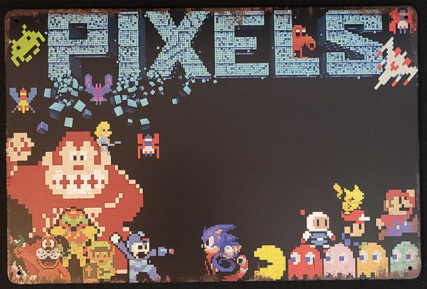 Pixels Sign