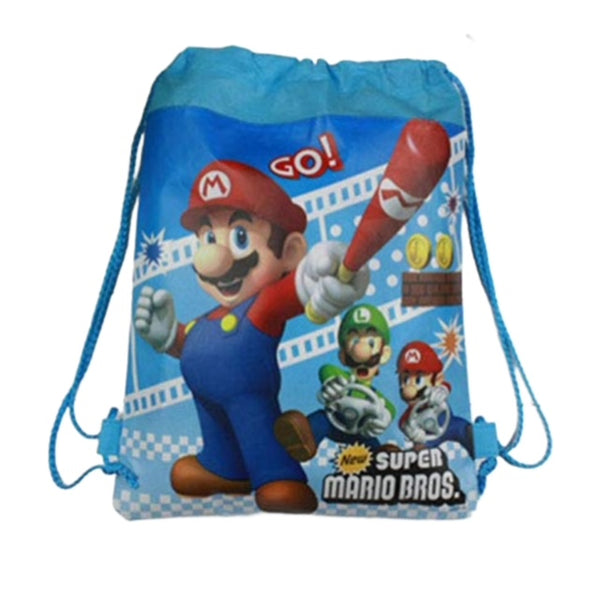 Mario Pull Bag Blue